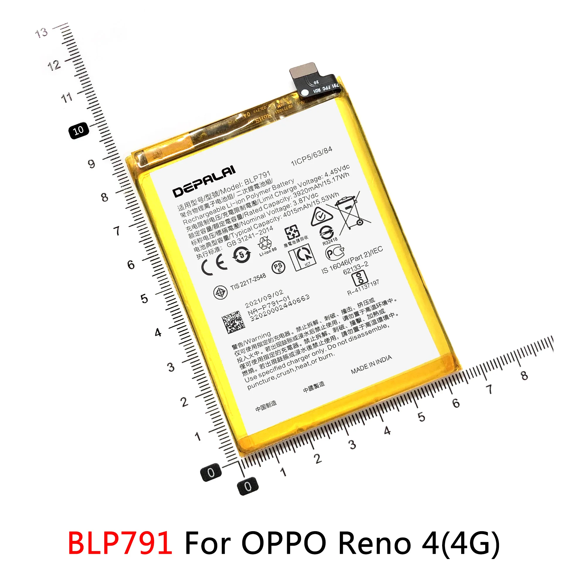 BLP853 BLP791 BLP825 BLP835 BLP839 BLP863 BLP855 Battery For OPPO Reno 4 4G 5 Pro+ Plus Reno 5Lite Reno6Pro Batteries nokia phone battery Phone Batteries