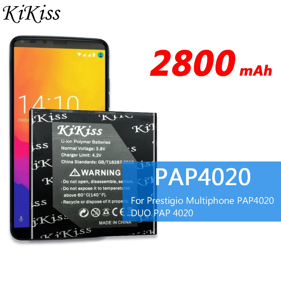 2800 мАч для Prestigio Multiphone PAP4020 DUO PAP 4020 мобильный телефон литий-ионный полимерный аккумулятор