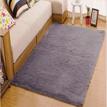 

Silver-gray super soft carpet Living room/bedroom Antiskid soft Fruit 80 cm X 160 cm carpet modern carpet mat