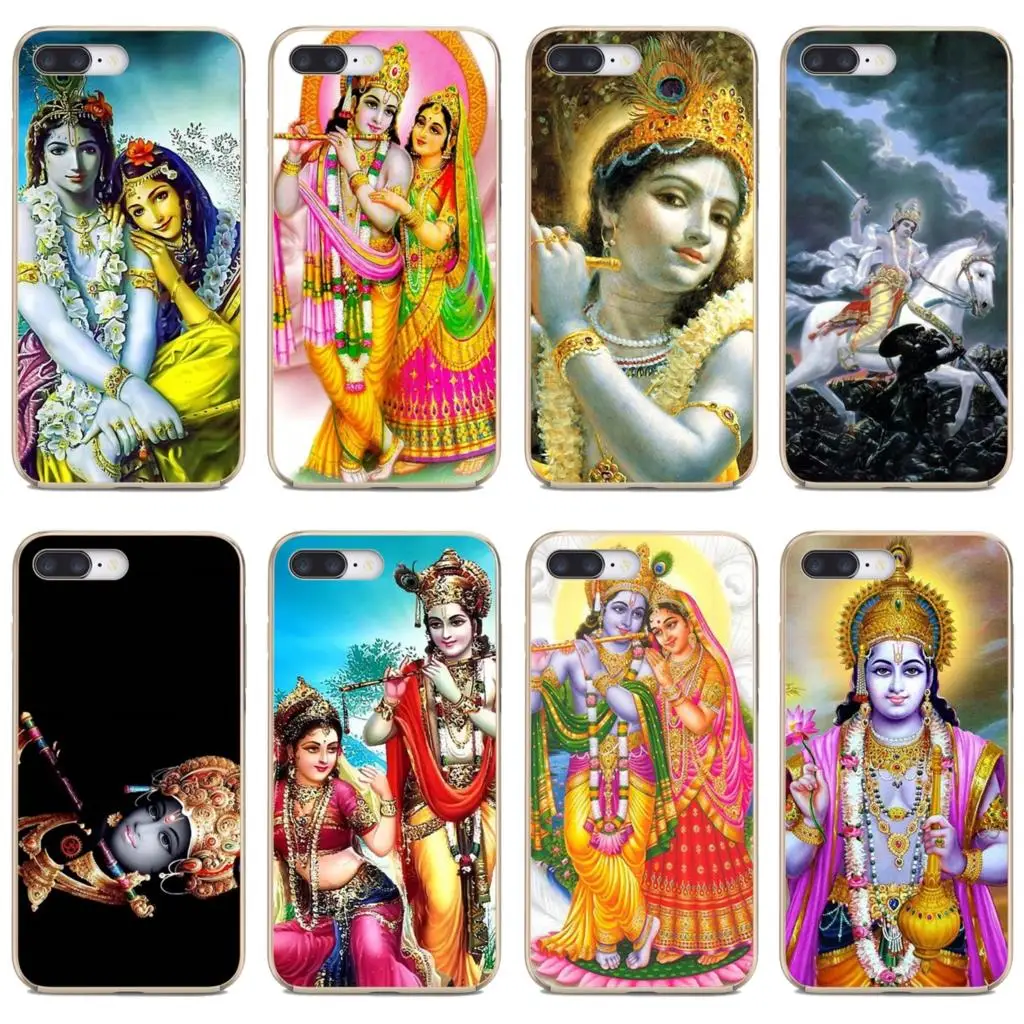 Для Apple iPhone 10 11 12 Pro Mini 4S SE 5C 6 6S 7 8 X XR XS Plus Max 2020 Vintage-Krishna-Avatars-indian-God мягкие чехлы |