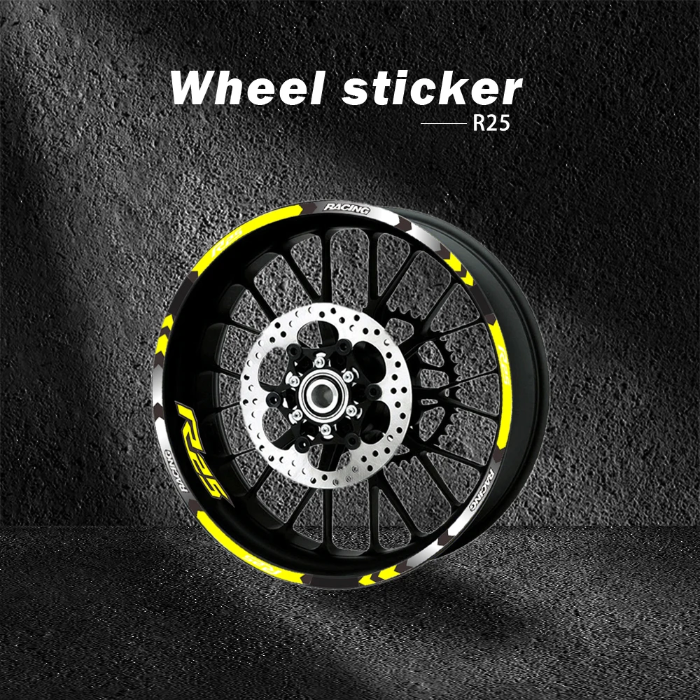 

Мотоциклетная водостойкая Светоотражающая наклейка, 12 полосок