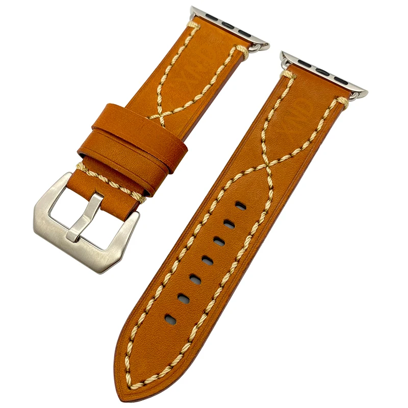Ремешок из натуральной кожи для apple watch band 5 4 44 мм 40 мм Высокое качество iwatch correa 3 42 мм 38 мм браслет аксессуары для часов