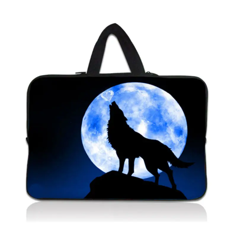 Сумка для ноутбука Horse чехол для ноутбука Dell hp Asus acer lenovo Macbook 11 12 13 14 15 15,6 мягкий чехол для retina Pro 13,3" - Цвет: Wolf