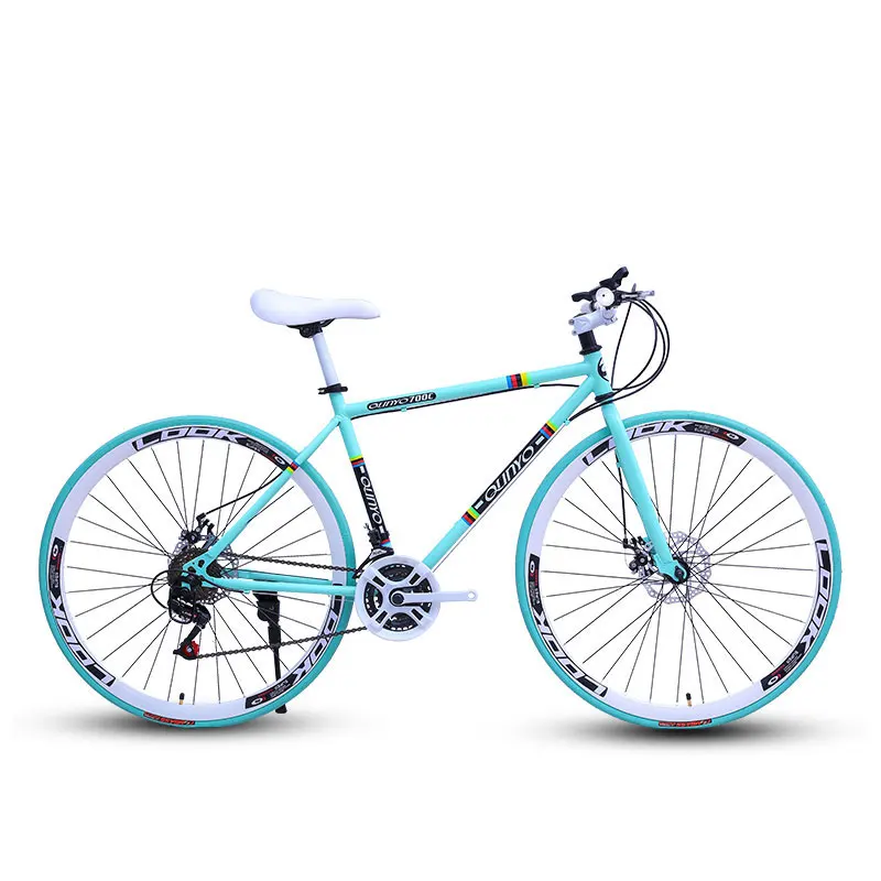 Flash Deal Fixed Gear Bicycle Men and Women Bicycle 27 Speed 40 Knife Adult Road Racing Double Disc Brakes Inflatable Solid Tire 3 Flash Deal Fixed Gear Bicycle Men and Women Bicycle 27 Speed 40 Knife Adult Road Racing Double Disc Brakes Inflatable Solid Tire 3