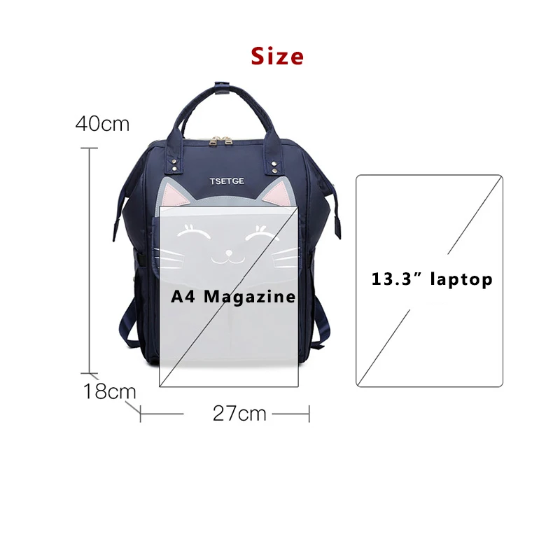 Fashion Diaper Bag Waterproof Maternity Mummy Bag Large Capacity Baby Bag Women Travel Backpack Nappy Bags Nursing bag