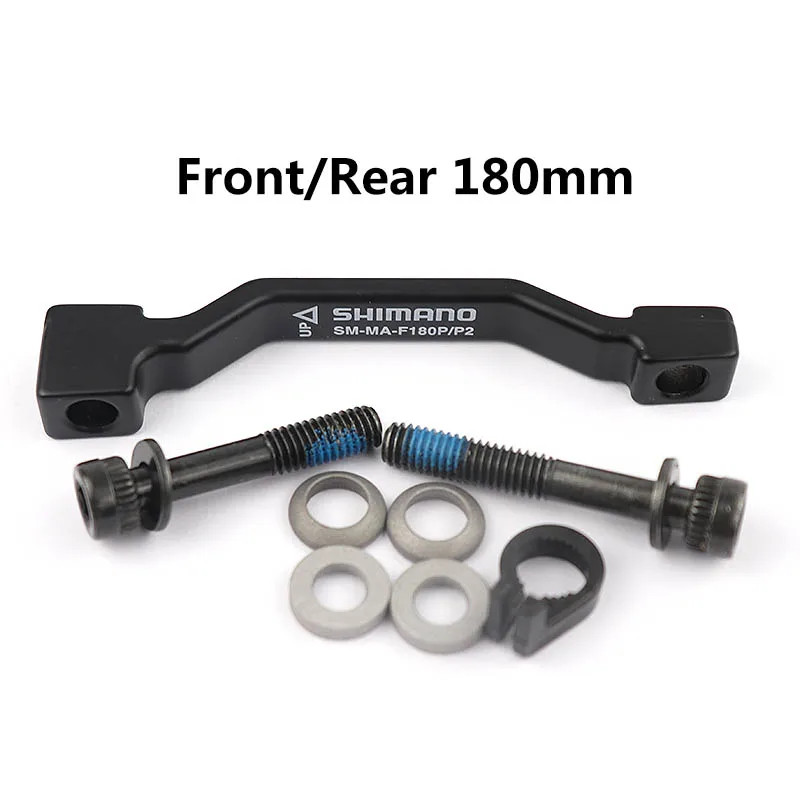 SHIMANO Original Disc Brake Adapter PM A pillar Disc Brake Bracket 180mm 203mm Rotor RT86 RT81 RT56 shimano F180P/P2 F203P/P
