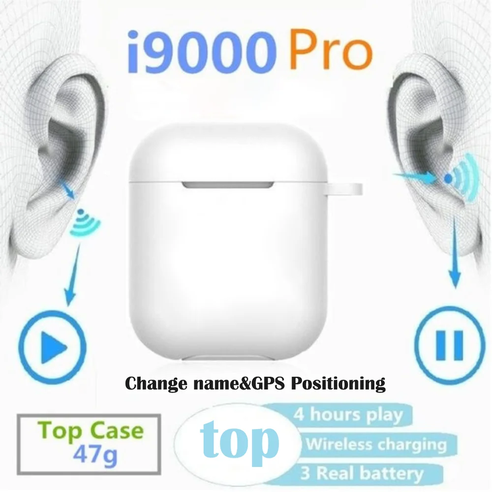 Оригинальные наушники i9000 PRO TWS 1:1 Blutooth, мини Беспроводные спортивные наушники, стерео наушники elari PK Air 2 3 pr