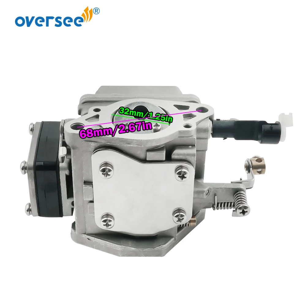 63V-14301 Outboard Carburetor For Yamaha 9.9HP 15HP 2T Outboard Motors 63V-14301-00 63V-14301-10