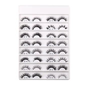 

20 boxes/lot3D mink short false eyelashes natural short upper eyelashes multi layer stereo false eyelashes