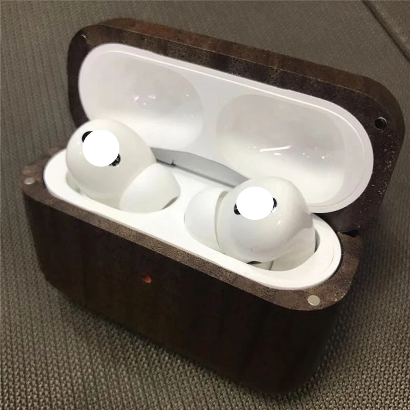 Беспроводной чехол для наушников для Apple Airpods Pro Чехол деревянный наушник силиконовый чехол для Air pods Pro 3 чехол аксессуар для наушников