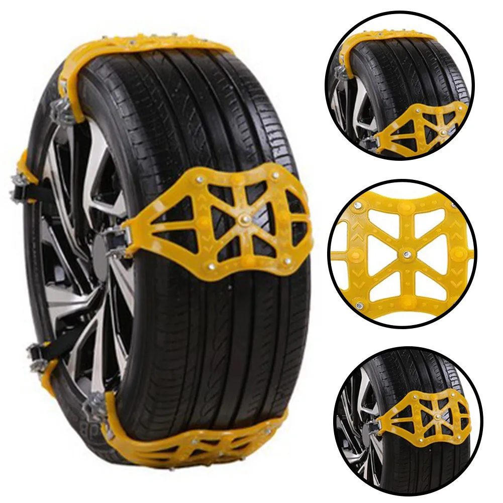 1pc Car Tyre Snow Chain Tendon Tire Snow Chain Snow &Mud Ice Breaker
