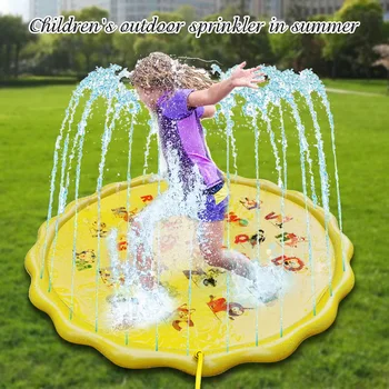 

Children Sprinkler Seat Water Playing Mat Outdoor Summer Water Toys Shower Pad PVC Inflatable Cushion
