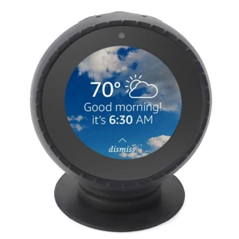 

Silicone Table Holder for Echo Spot, 360 degree Rotated Desktop Stand Mount - Improves Sound Visibility and Appearance