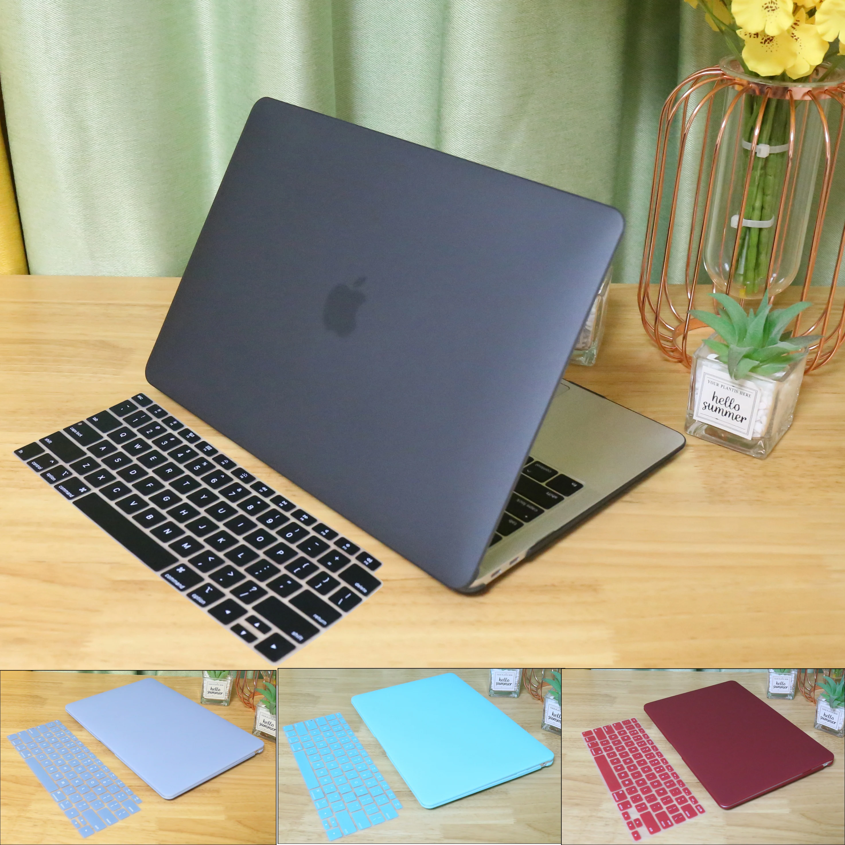 Матовый чехол для ноутбука MacBook Pro 16 A2141 2019 Air retina 11 12 13 3 15 дюймов Сенсорная панель +