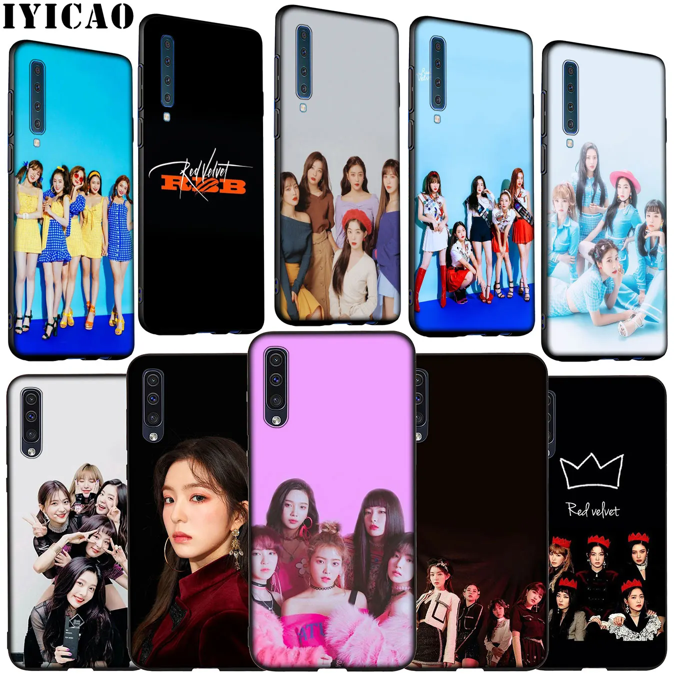 Мягкий силиконовый чехол IYICAO для Samsung Galaxy A70 A60 A50 A40 A30 A20 A10 M10 M20 M30 M40 A20E |