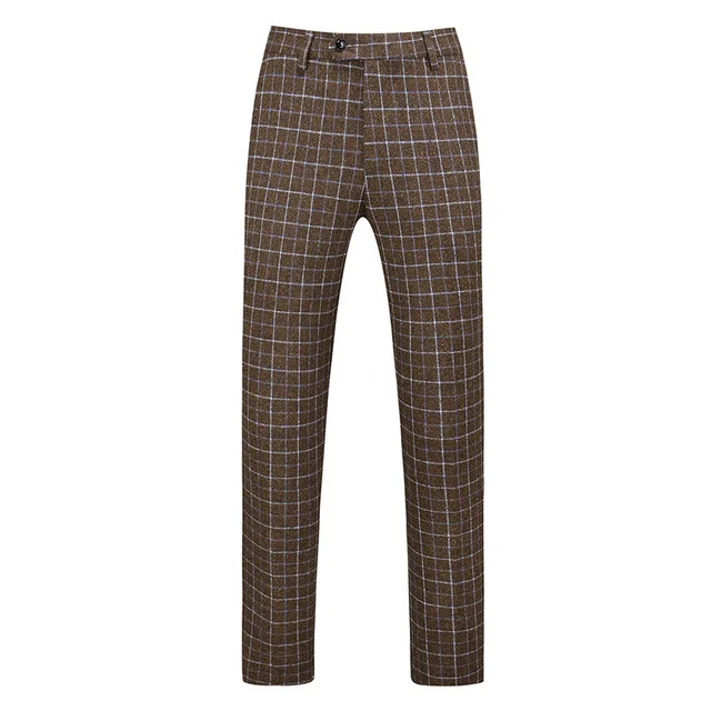 mens plus size plaid pants