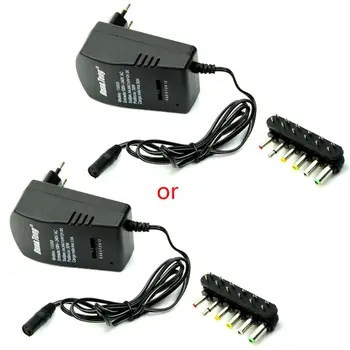 

Universal EU AC/DC Adaptor Plug Power Supply 3V 4.5V 5V 6V 7.5V 12V DC Charger