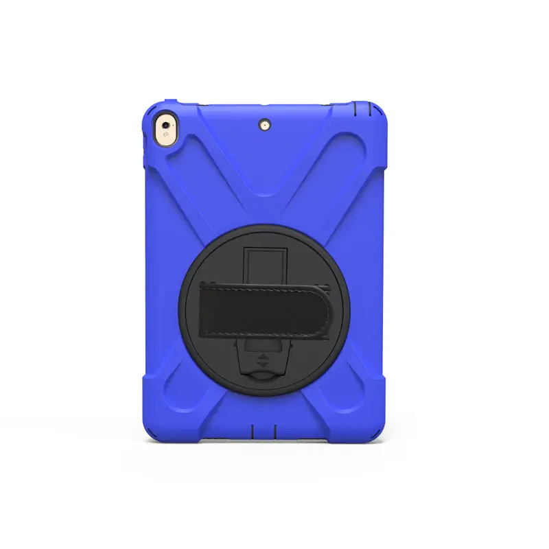 Dark blue Для iPad Air 3 10,5 чехол для нового iPad Pro 10," чехол для планшета безопасный Ударопрочный силиконовый Жесткий Чехол-подставка для рук - Цвет: Dark blue