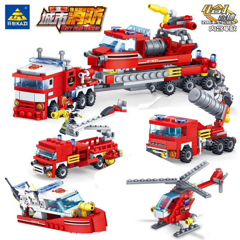 playmobil fire rescue helicopter