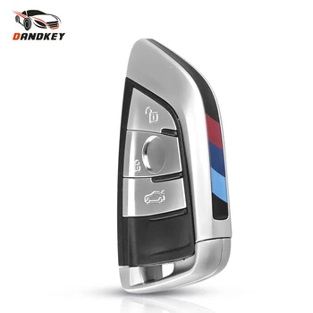 

Dandkey Smart Card Fob Remote Key Shell Insert Blade Case 3 Buttons For BMW X5 X6 F15 X6 F16 G30 7 Series G11 X1 F48 F39