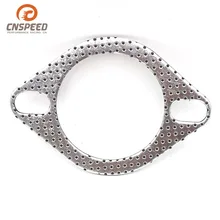 Автомобильный Универсальный 2,5 дюймовый уплотнительный уплотнитель выхлопной трубы(овальный, внутренний диаметр 62,5 мм