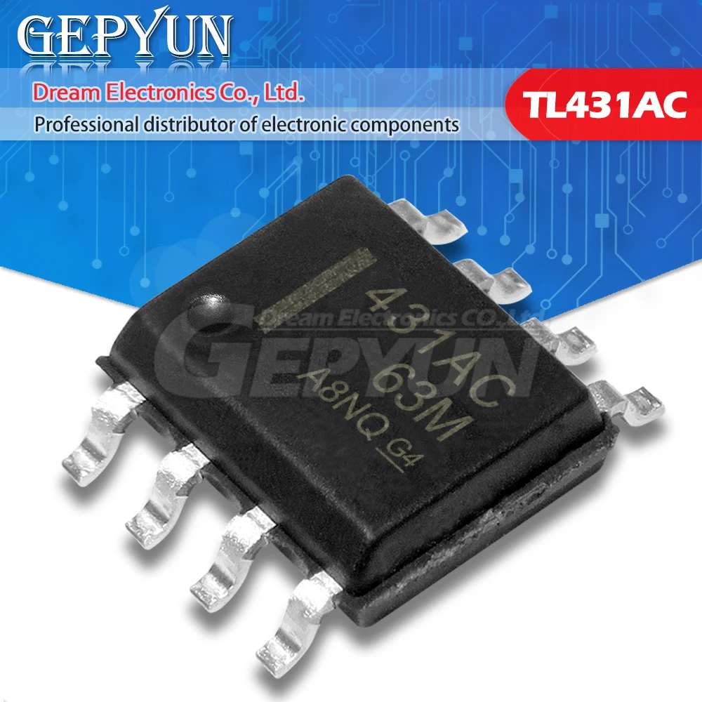 10PCS TL431ACDR SOP8 TL431AC SOP 431AC SMD TL431 SOP 8 TL431ACDT new ...