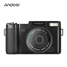Andoer R1 1080P Цифровая камера 15fps Full HD 24MP 4X цифровой зум видеокамера выдвижной фонарик с УФ-фильтром 4k видеокамера