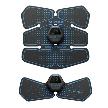 

Muscle Electro Stimulator Trainer Body Building Fitness bdominal Training Electric Weight Loss Stickers Body Slimming Belt