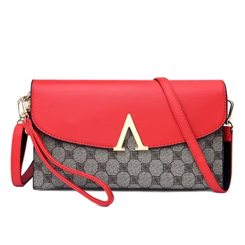 

fashion PU leather women's Shoulder Messenger Bag printed women's envelope luxury bag bolsos para mujer crossbody bags for women