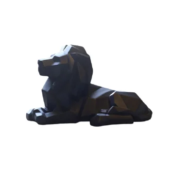 

1pc Lion Statue Ornament Animal King Decor Room Adornment Creative Gift Resin Craft for Hotel Party Home