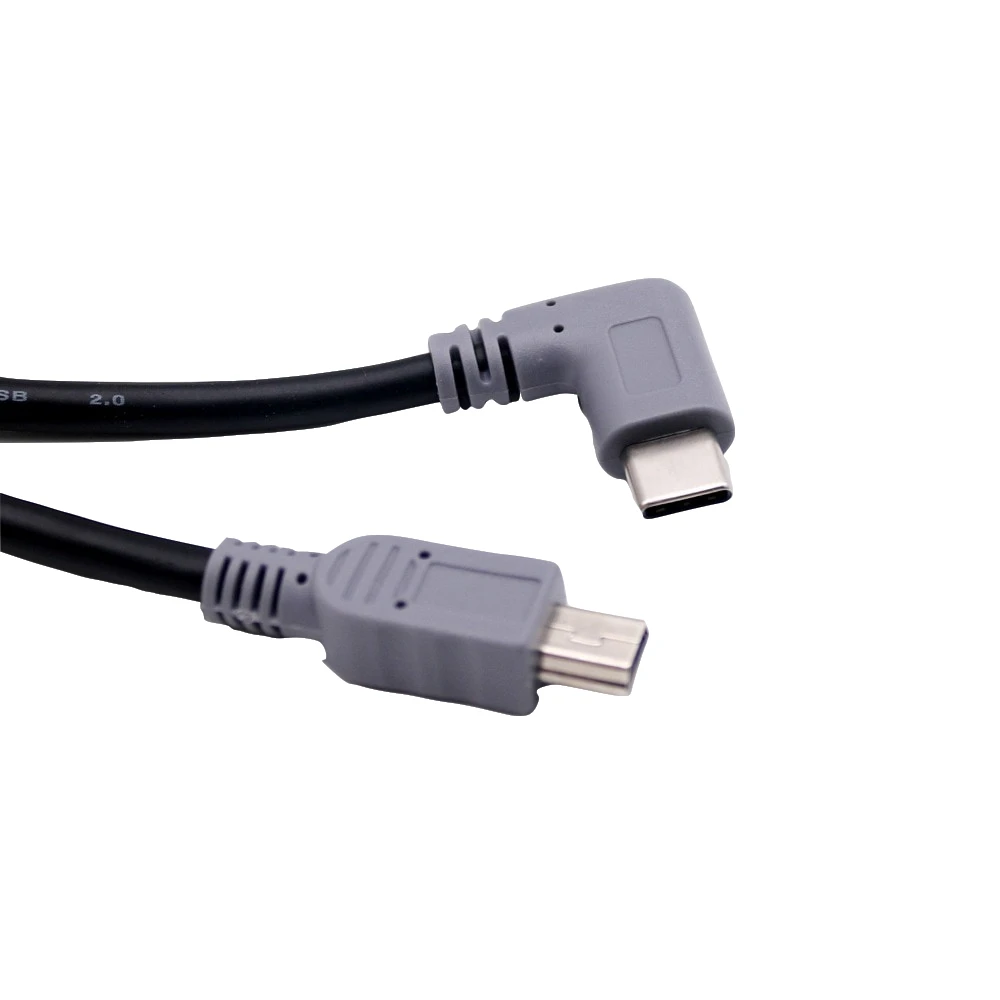 1x USB 3 1 Type C штекер под прямым углом к Мини/Micro/Type кабель OTG для зарядки и передачи