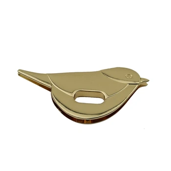 

New Cute Bird Turn Lock Snap Bag Accessories Buckle Twist Turn Lock Snap Clasps Closure DIY Purse Hardware Light Golden