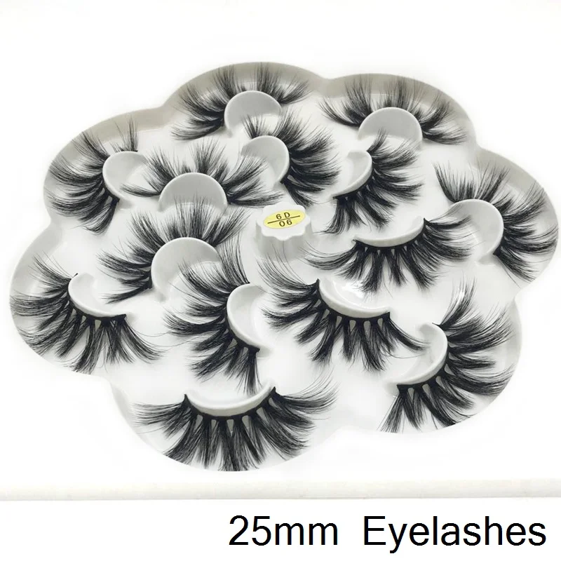 

ICQUEEN 25mm 3D Mink Lashes 100% Cruelty free Thick soft Natural 25mm Mink Lashes False Eyelashes Makeup Dramatic Long Lashes