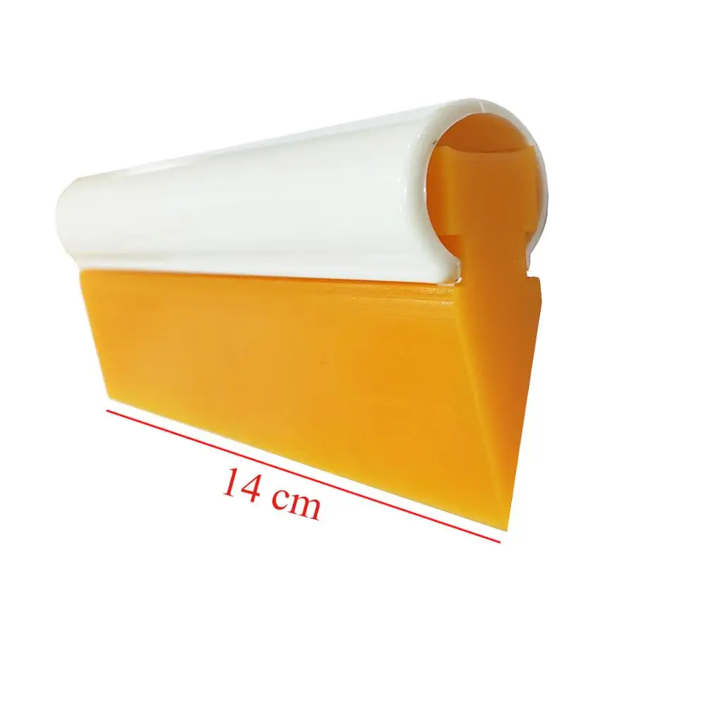 

14cm Yellow Turbo Squeegee Window Film Paint Protection Installation Tool with Straight Corner Auto Tint Tools B26