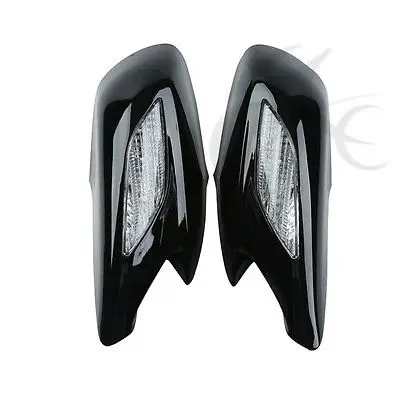 

New Rear View Mirrors Clear Turn Signals Lens For Honda ST1300 2002-2011