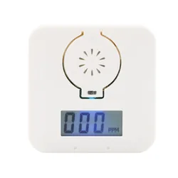 Smoke & Carbon Monoxide Detector Interconnect Combination Smoke & Co Alarm Poisoning Warning Alarm Detector Lcd Co Sensor