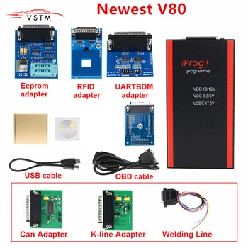 

Newet Iprog+ iprog V80 Programmer Support IMMO + Mileage Correction + Airbag Reset Iprog Pro Till 2019 Replace Carprog/Digiprog