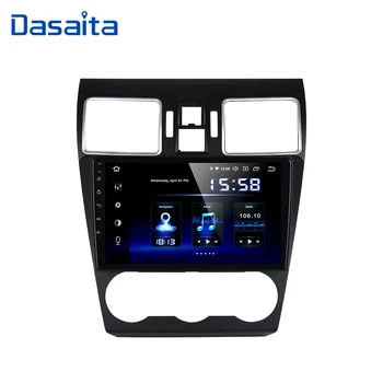 

Dasaita 1 Din Car Radio with GPS Android 10.0 for Subaru Forester WRX XV 2016 2017 Stereo with 9" IPS Screen MP3 MP4 AVI SWC