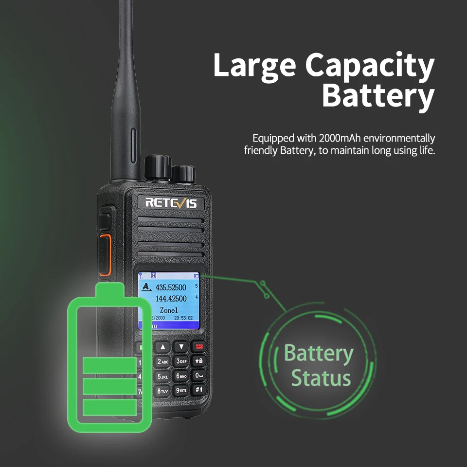 Retevis RT3S рация Двухдиапазонная DMR радио UHF VHF радио gps DCDM TDMA Ham радио Staion Dual Time slot