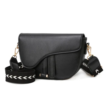 

Solid Color Luxury Handbags Women Bags Designer Lady's Saddle Bag Purses and Handbag Shoulder Crossbody Bags Women's Handbag