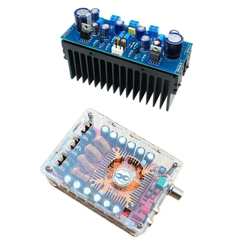 

2 Set 2 Channel Digital o Power Amplifier Board Self-Cooling, 1 Set 1969 Npn 1969 Amplifier Kit & 1 Set TDA7498E