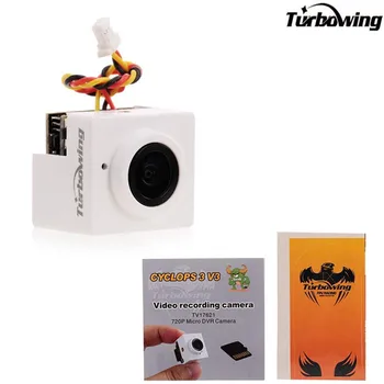 

Turbowing Cyclops 3.1 170 Wide Angle 720P Micro DVR Camera for multi-rotor drone and mini FPV drone