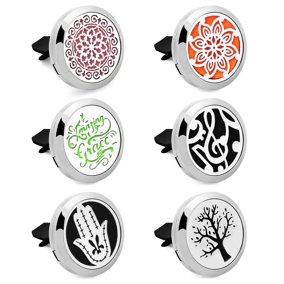 Stainless Steel Car Air Conditioner Perfume Clip Cg005