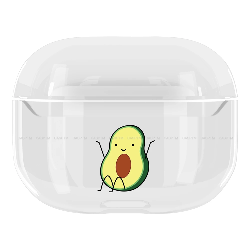 08 Жесткий чехол из поликарбоната с рисунком, прозрачный чехол для AirPods Pro, чехол, Bluetooth, наушники, защитные наушники, чехол для AirPods Pro - Цвет: 08