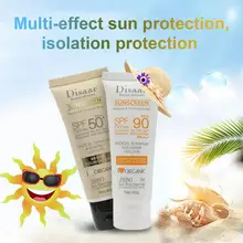 Солнцезащитный крем для тела SPF 50+ 90+, солнцезащитный крем для кожи, антивозрастной увлажняющий женский макияж TSLM2
