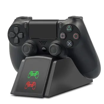 

Game Console Accessories Charging Dock for PS4 Gamepad Charger Stand Cradle M0XB