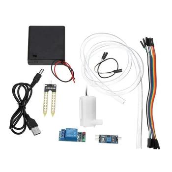 

Automatic Irrigation Module DIY Set for Soil Moisture Detection and Automatic Water Pumping Soil Moisture Test