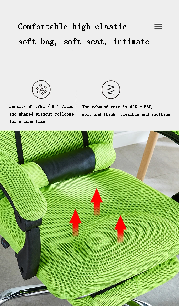 Description Picture 4 of itemComfortable Simple Footrest Office Chair Net Cloth Lifting Rotation Computer Chairs Gaming Stool Armchair Household Furniture
