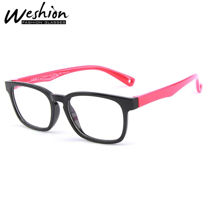 

Sqaure Glasses Kids Blue Light Flexible Optical Frame Vintage Prescription Eyeglasses Anti Reflective TR90 Boy Girl Glasses UV4