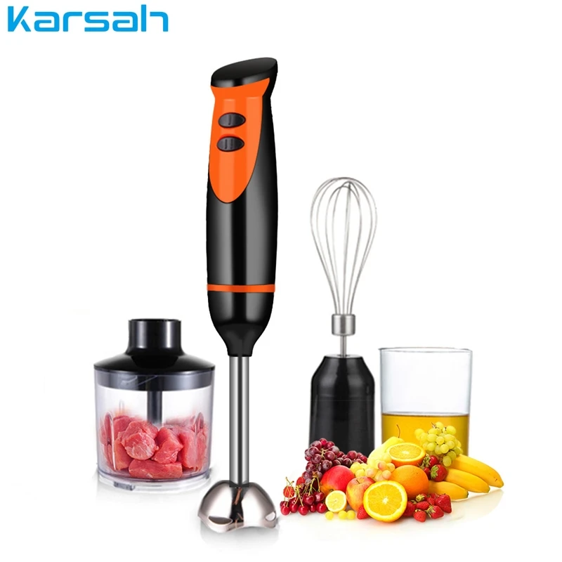 4 in 1 Handheld Portable Blender Mixer 300W Immersion Blender Set